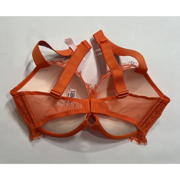 Victoria's Secret Shine Strap Push-Up Bra in Hibiscus Orange - Picture 4 of 5